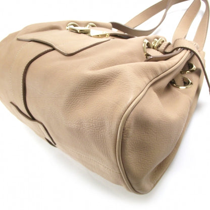Jimmy Choo Leather Riki Tote Bag Stone 5 of 10