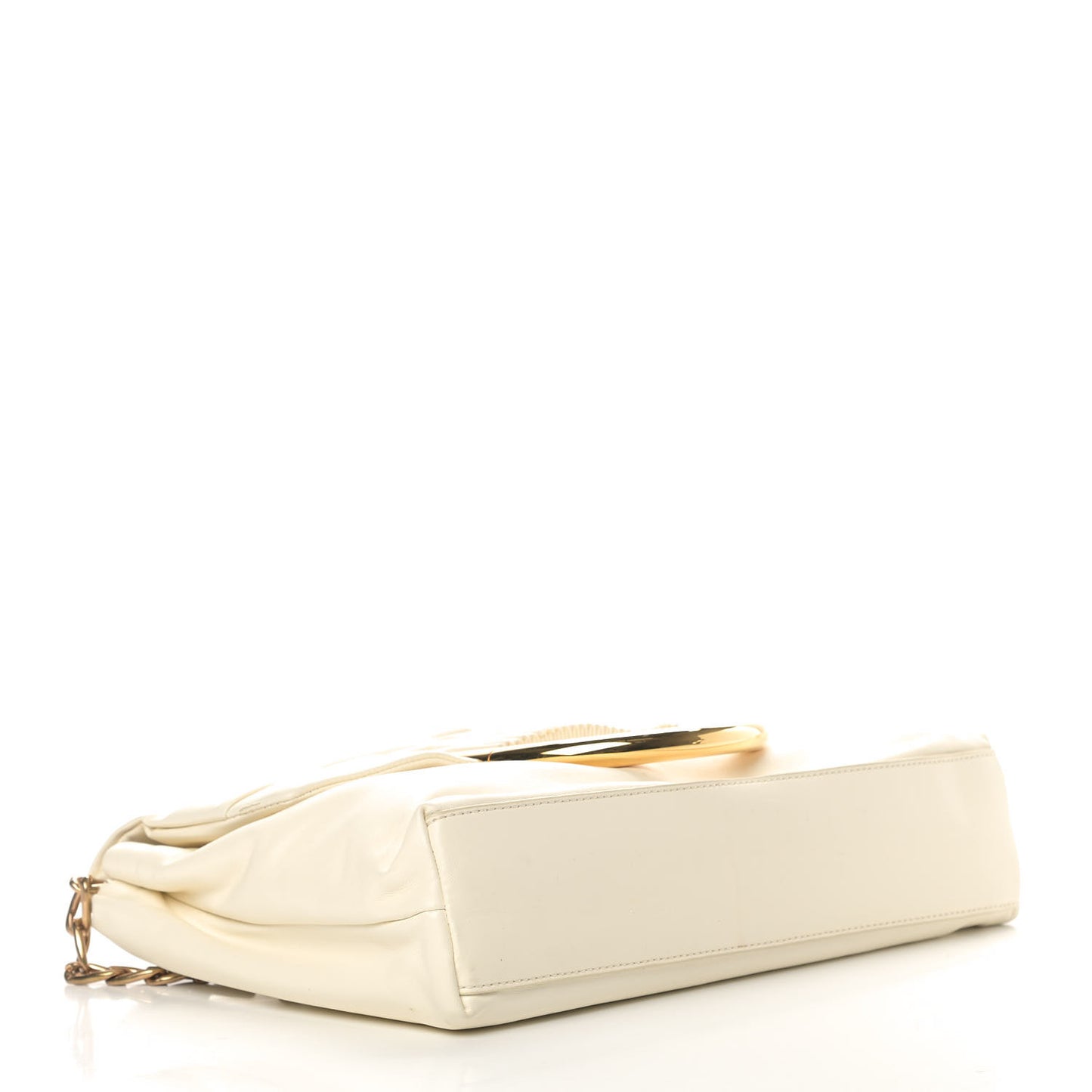 Eco Alter Nappa Nina Fold Over White