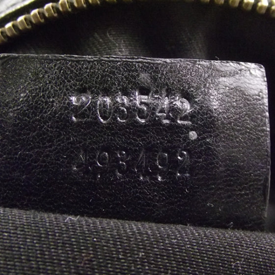 Gucci Monogram Large Jockey Hobo Black 9 of 11