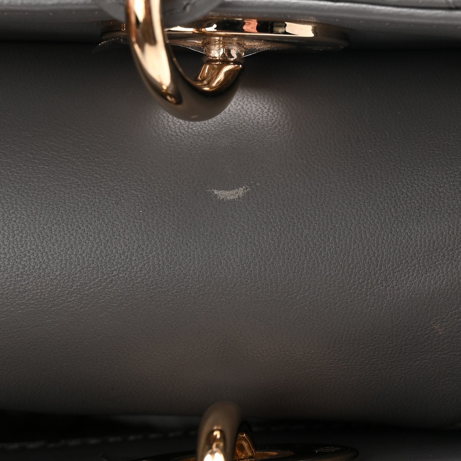 Christian Dior Lambskin Cannage Small Lucky Badges My Lady Dior Grey 11 of 11