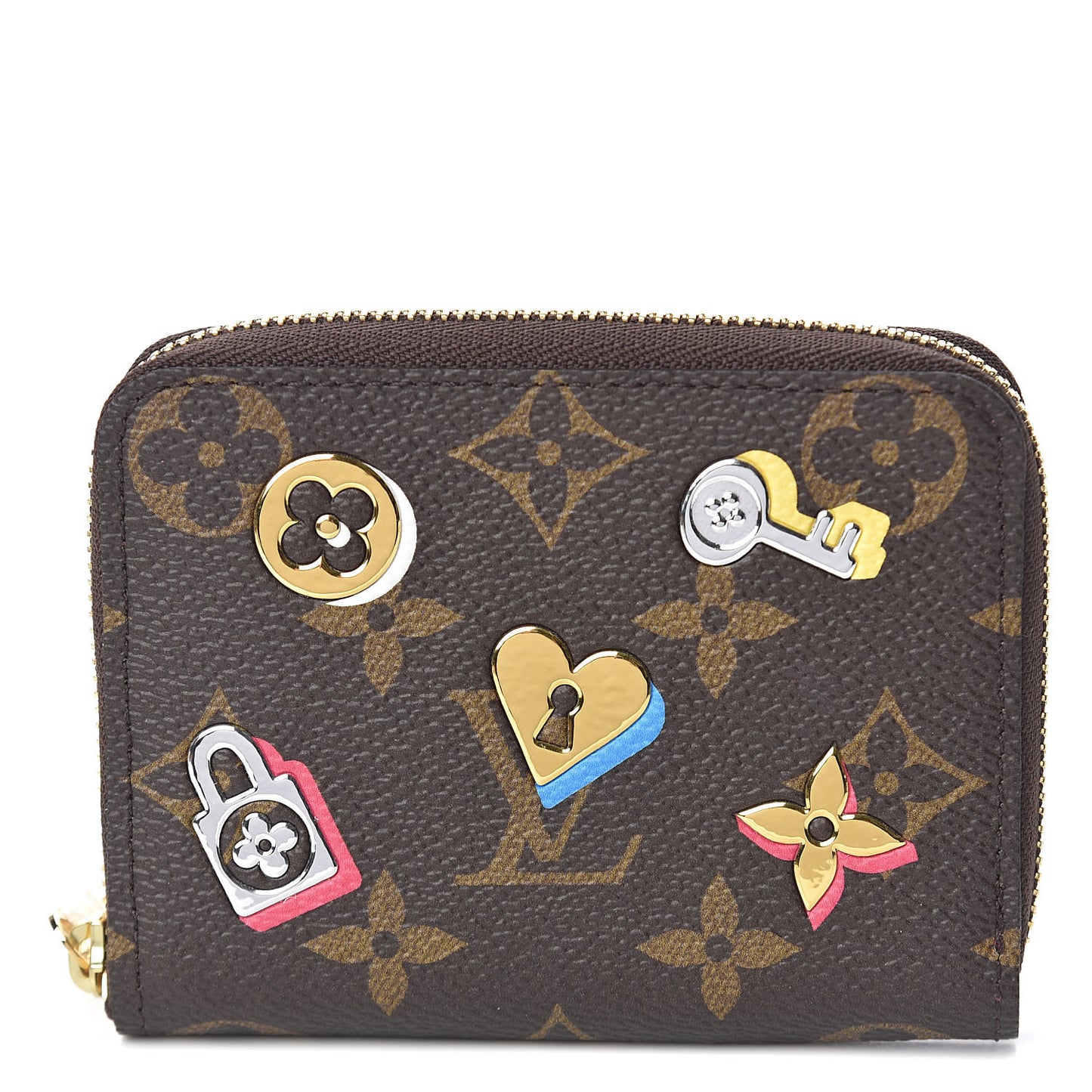 Monogram LV Love Lock Zippy Coin Purse