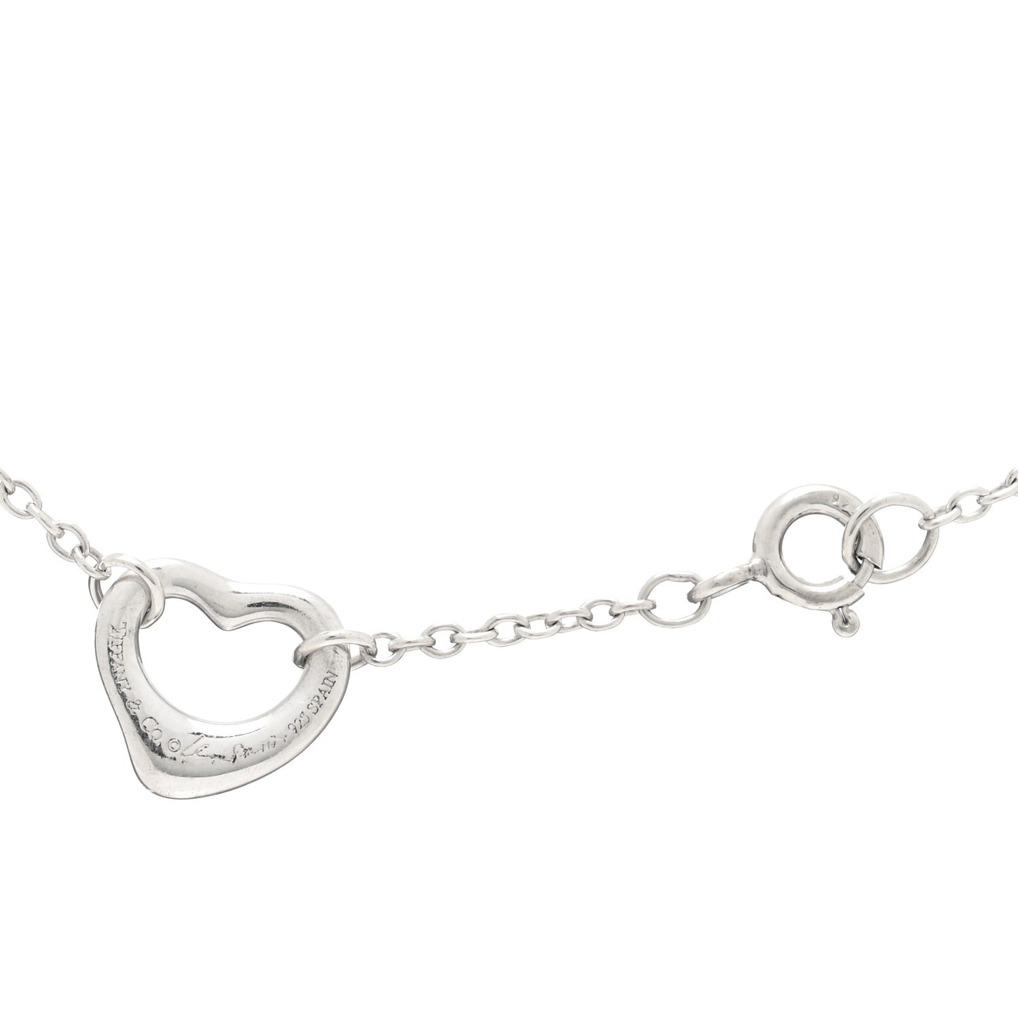 Sterling Silver Elsa Peretti Open Heart Bracelet