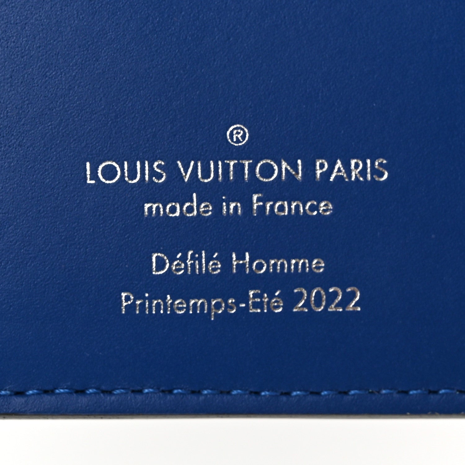 Louis Vuitton Taurillon Illusion Pocket Organizer Bleu Vert 6 of 7