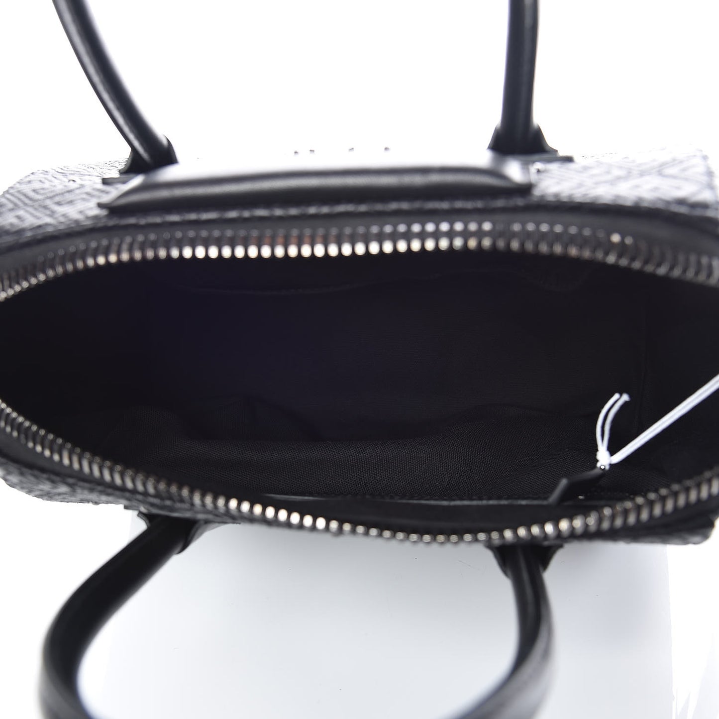 Lambskin Logo Embossed Small Studded Antigona Black