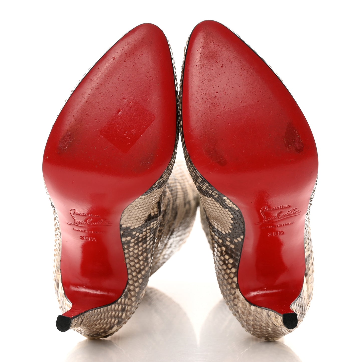 Snakeskin Alta Arielle A Talon Boots 38.5