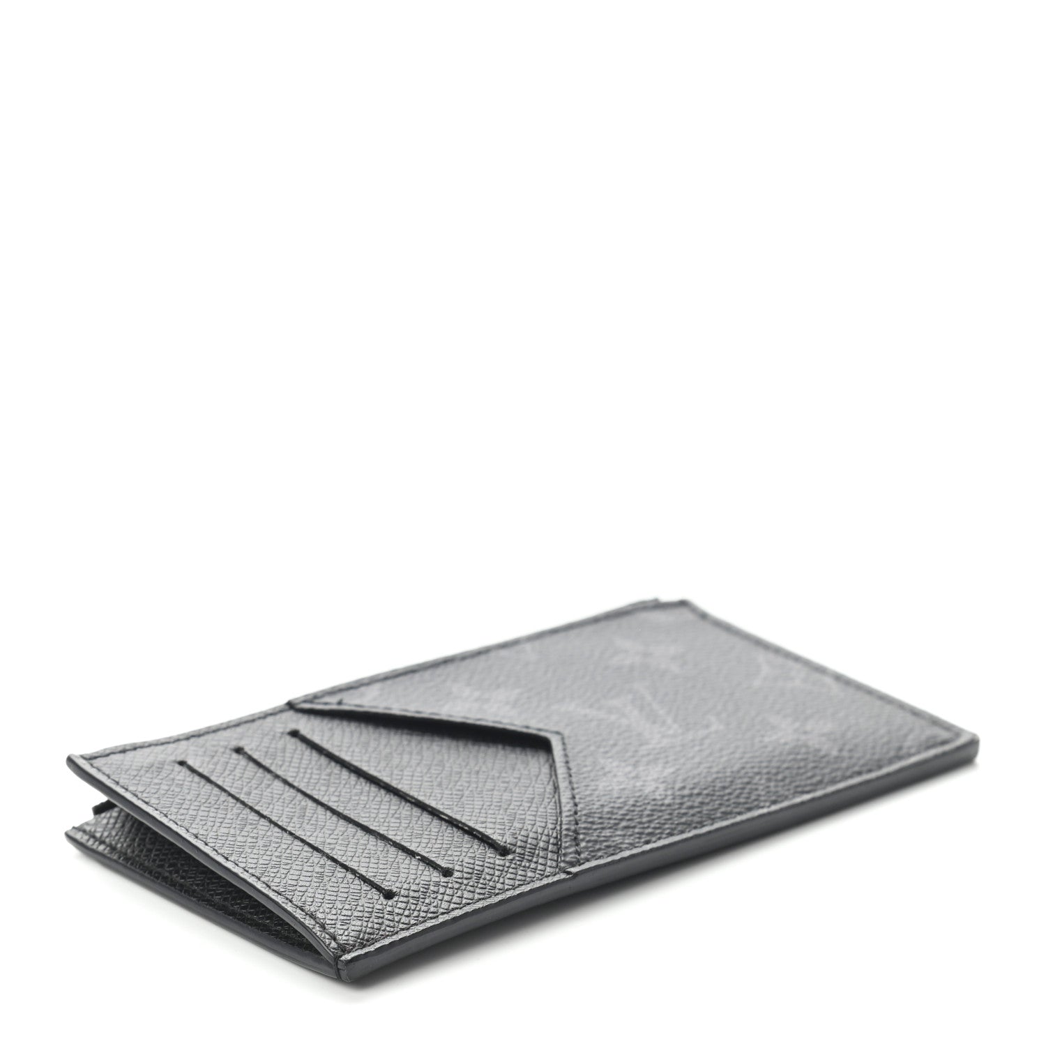 Louis Vuitton Monogram Eclipse Taiga Coin Card Holder 4 of 7