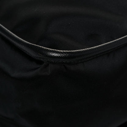 Prada Tessuto Nylon Saffiano Logo Messenger Bag Black 10 of 11