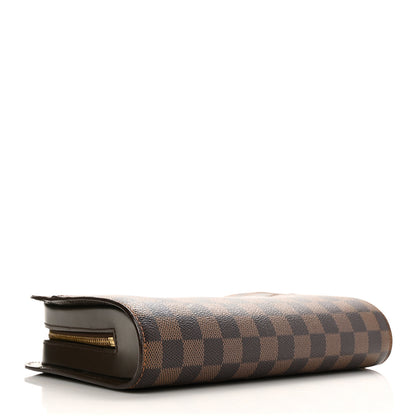 Louis Vuitton Damier Ebene Pochette Saint Louis Clutch 5 of 9
