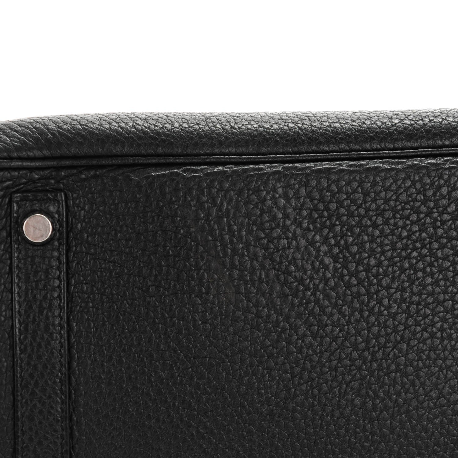 Hermes Taurillon Clemence Birkin 30 Black 16 of 31