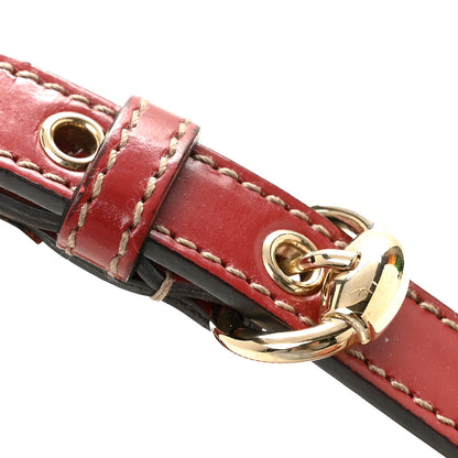Gucci GG Plus Monogram Tattoo Heart Boat Pochette Off White Red 10 of 12