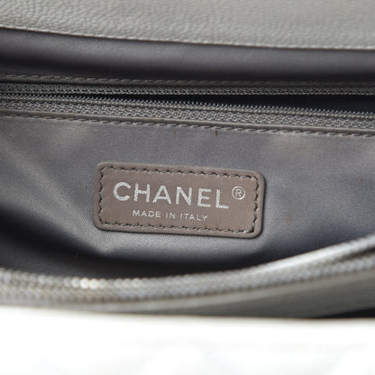 Chanel Caviar Quilted XL Grand Shopping Tote GST White 6 of 15