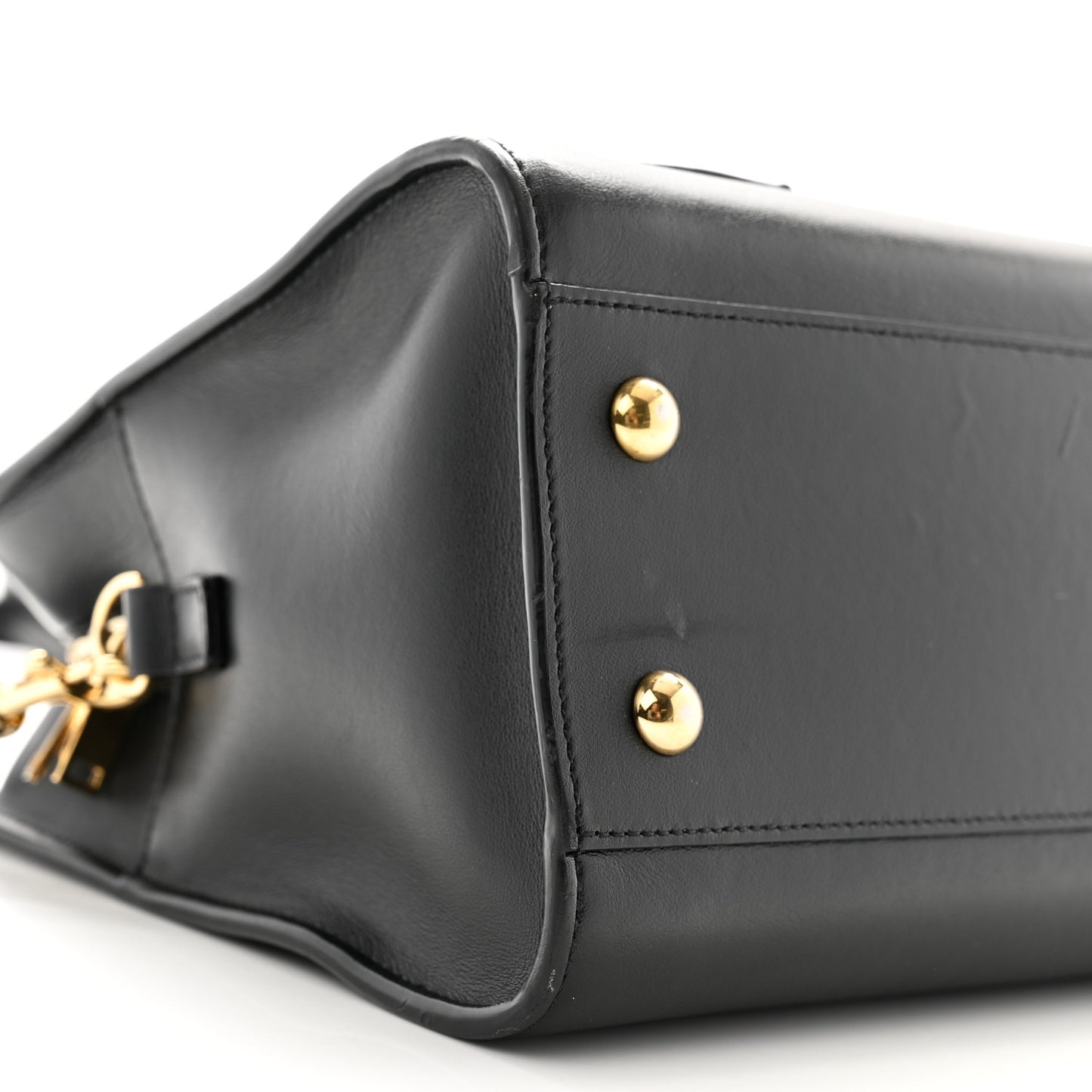 Calfskin Monogram Baby Cabas Black
