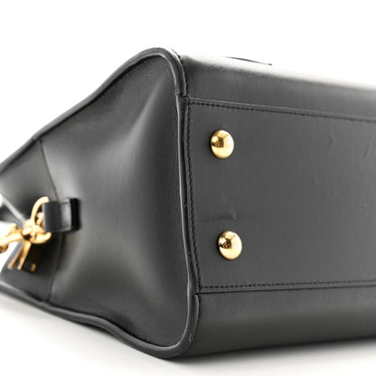 Saint Laurent Calfskin Monogram Baby Cabas Black 8 of 11