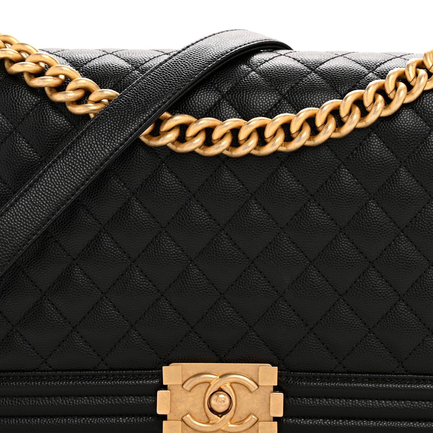 Chanel Caviar Quilted New Medium Boy Flap Black 8 of 13