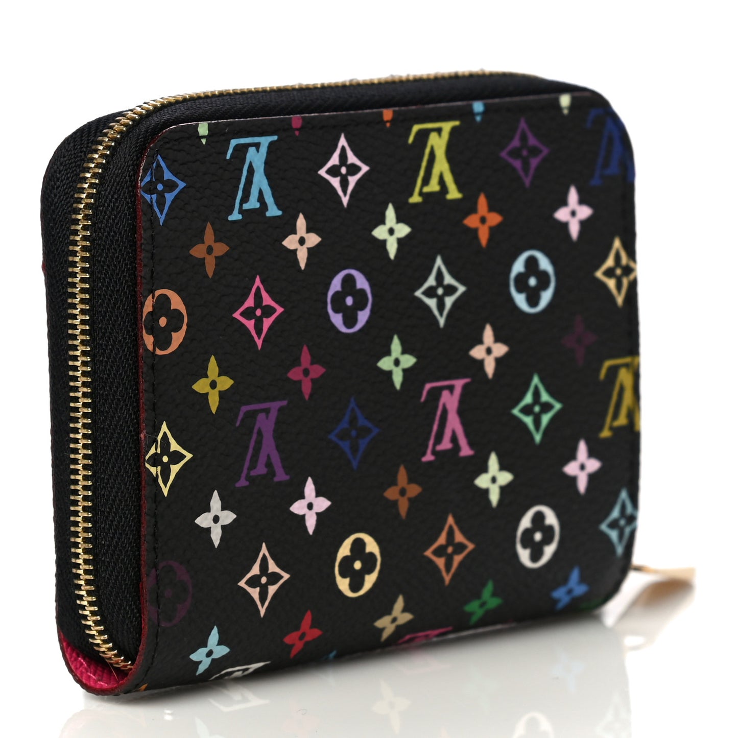Monogram Multicolor Zippy Coin Purse Black Grenade
