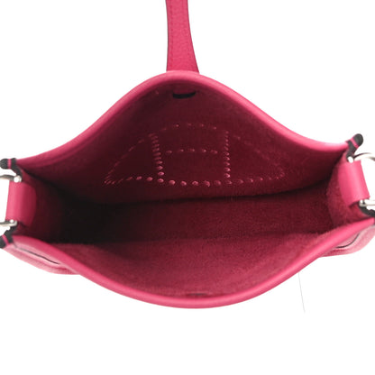 Hermes Taurillon Clemence Evelyne TPM Rose Shocking 5 of 10