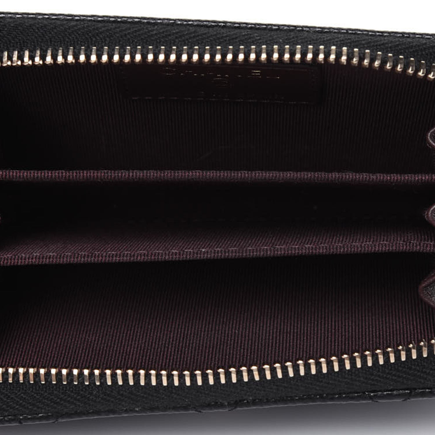 Chanel Caviar Quilted Zip Coin Purse Black 5 of 12