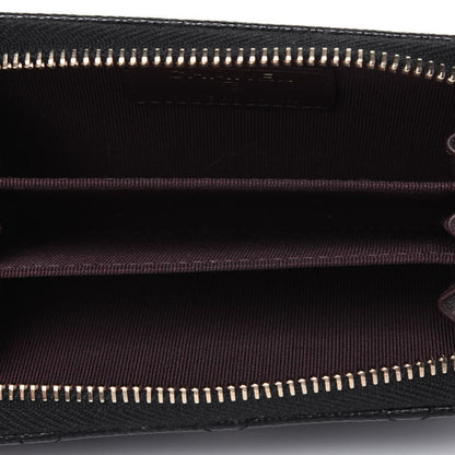 Chanel Caviar Quilted Zip Coin Purse Black 5 of 12