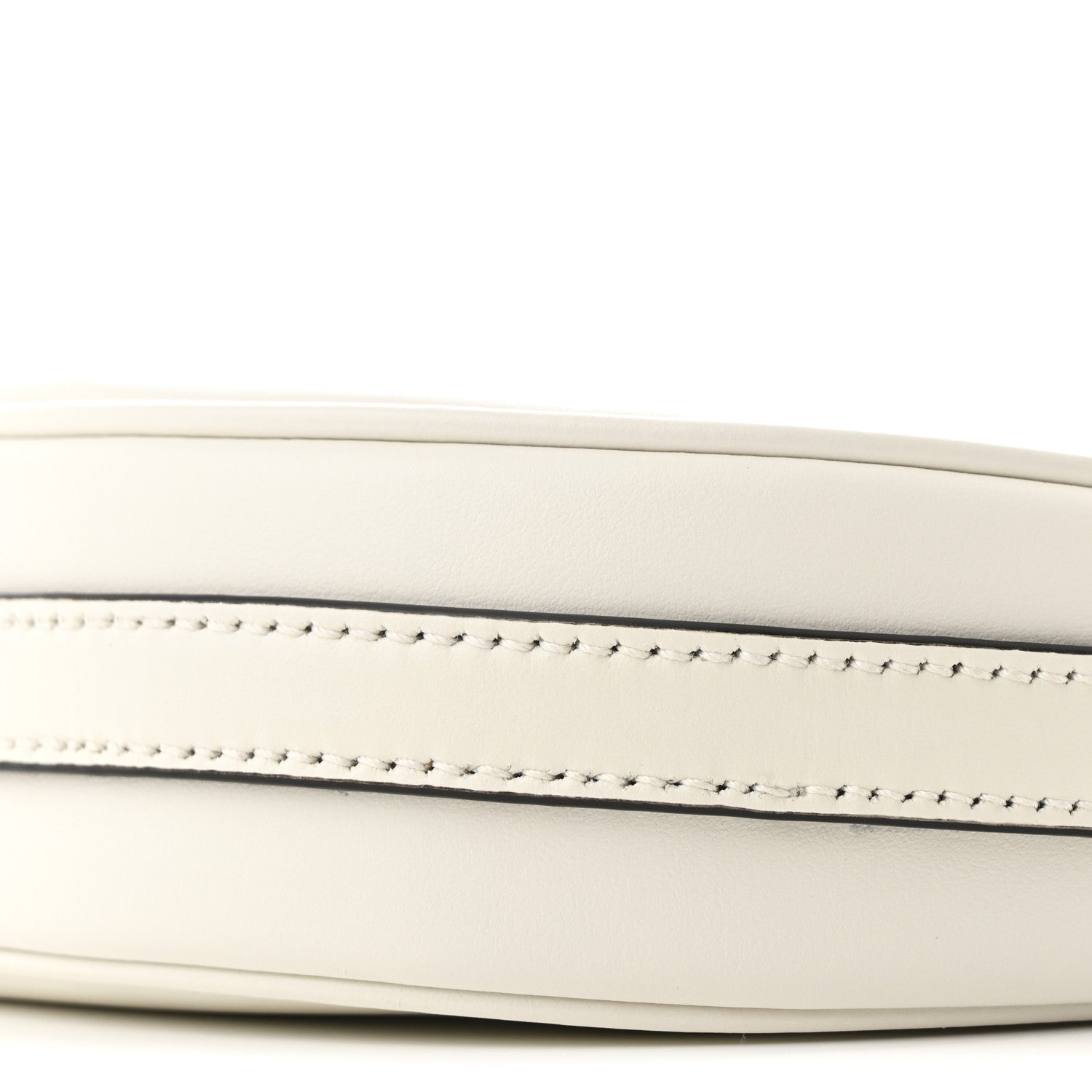 Prada Soft Calfskin Mini Arque Shoulder Bag White 9 of 9