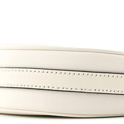 Prada Soft Calfskin Mini Arque Shoulder Bag White 9 of 9