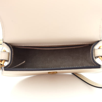 Chloe Calfskin Suede Small Nile Bracelet Bag Off White 5 of 8