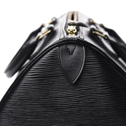 Louis Vuitton Epi Speedy 35 Black 9 of 9