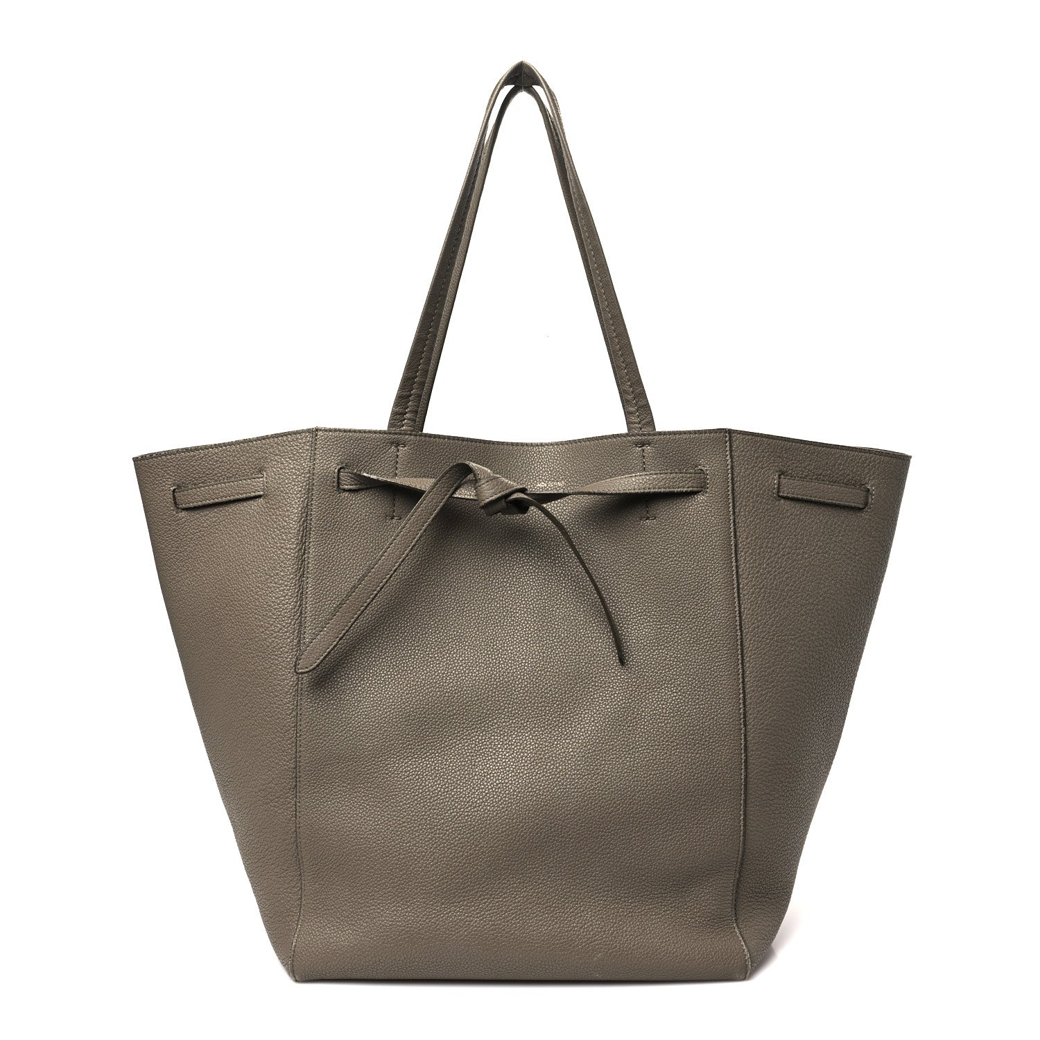 Celine Soft Grained Calfskin Small Belt Cabas Phantom Taupe 1 of 13