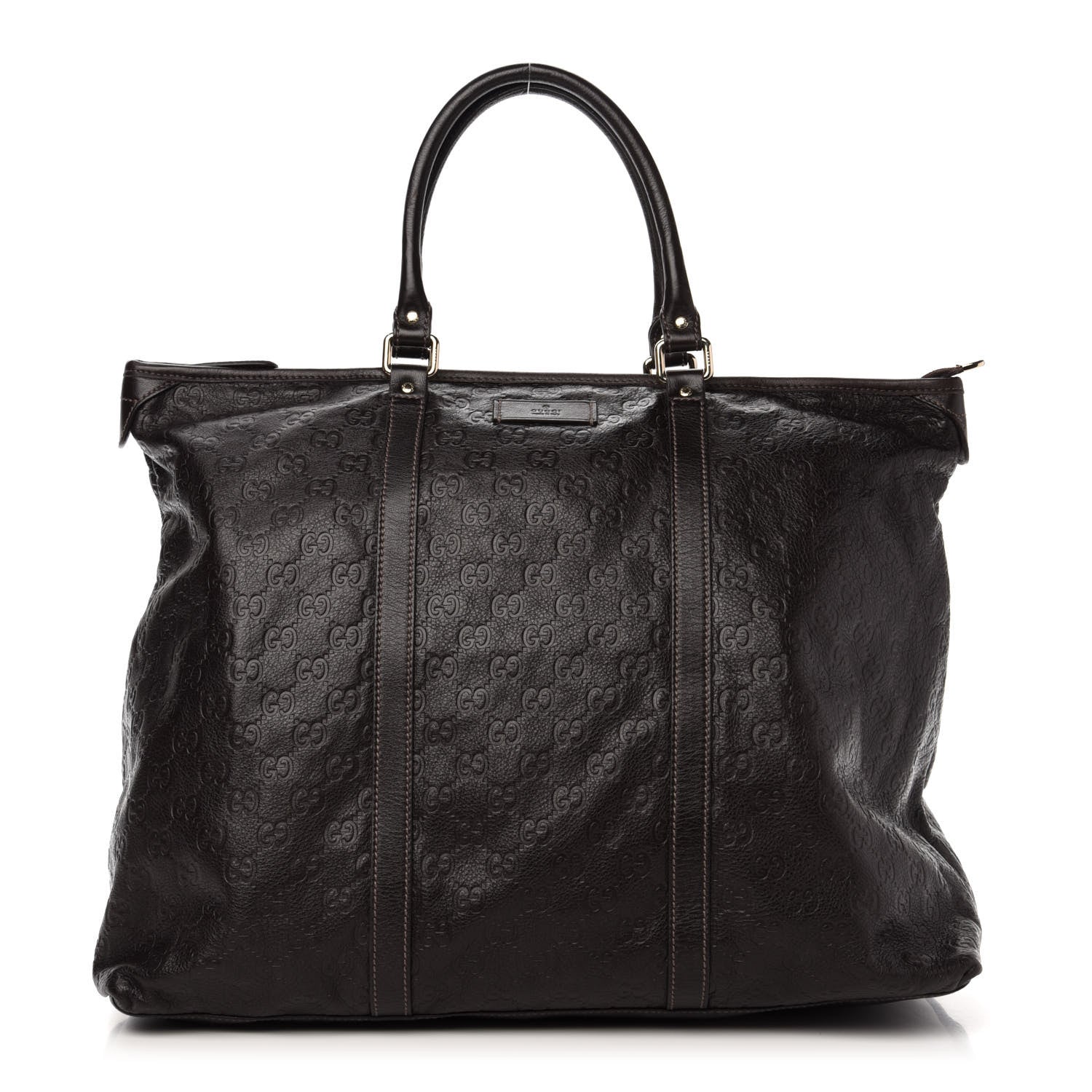 Gucci Guccissima Medium Joy Tote Bag Dark Brown 1 of 11