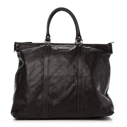 Gucci Guccissima Medium Joy Tote Bag Dark Brown 1 of 11