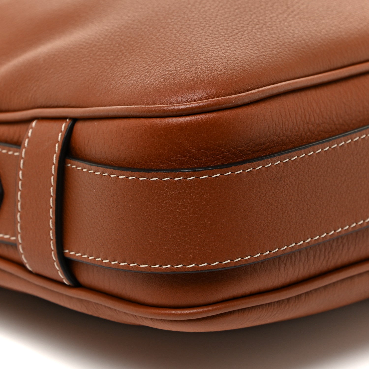 Celine Supple Calfskin Medium Romy Shoulder Bag Tan 9 of 11