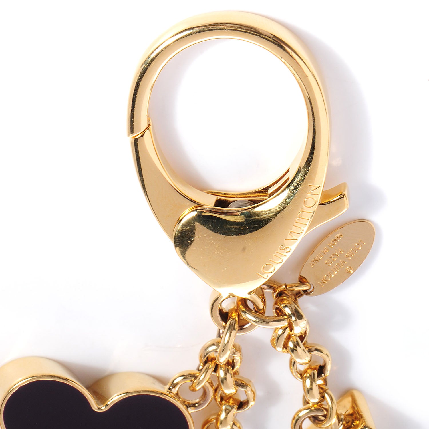 Louis Vuitton Fleur De Monogram Bag Charm Dore 3 of 6