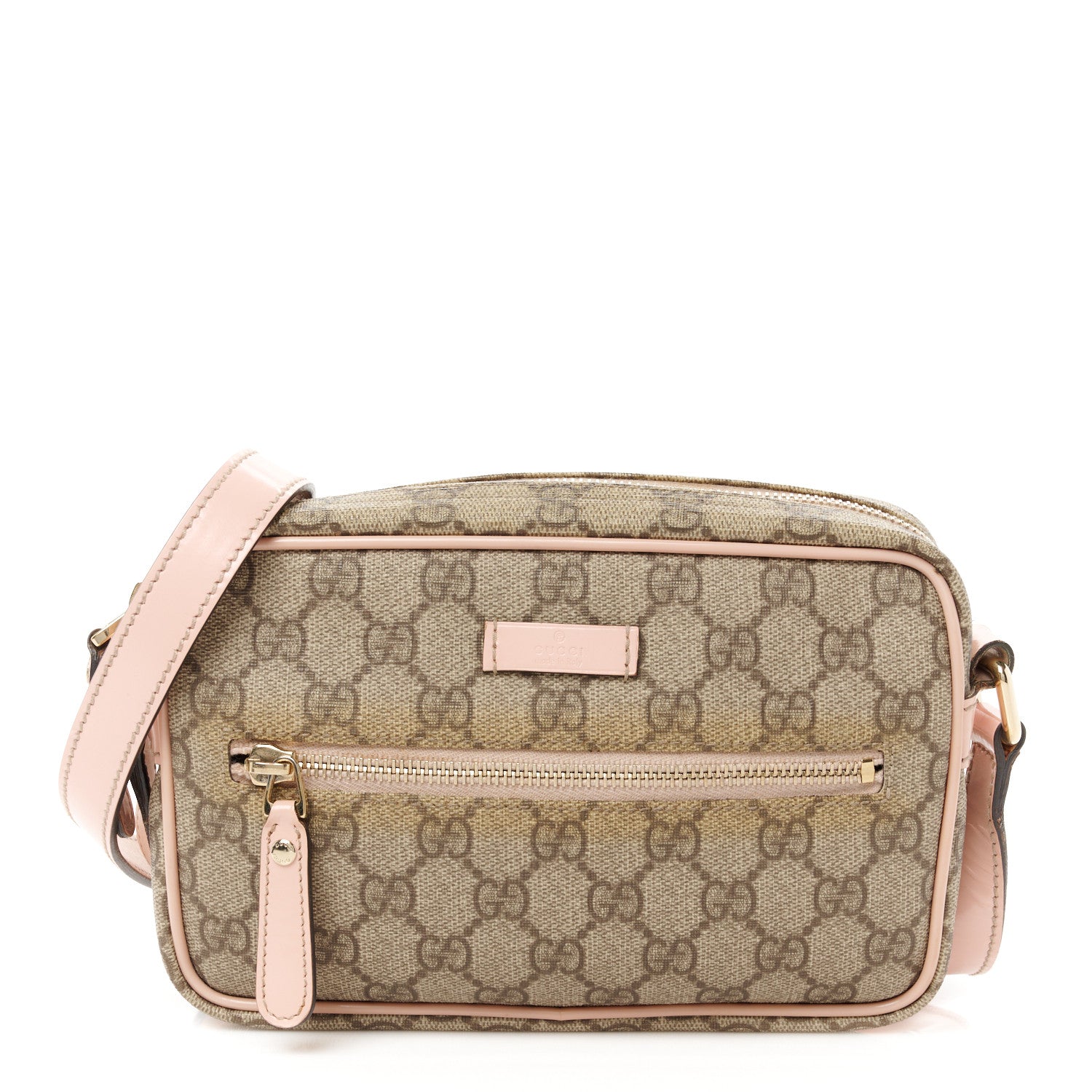 Gucci GG Plus Monogram Small Shoulder Bag Pink 1 of 10