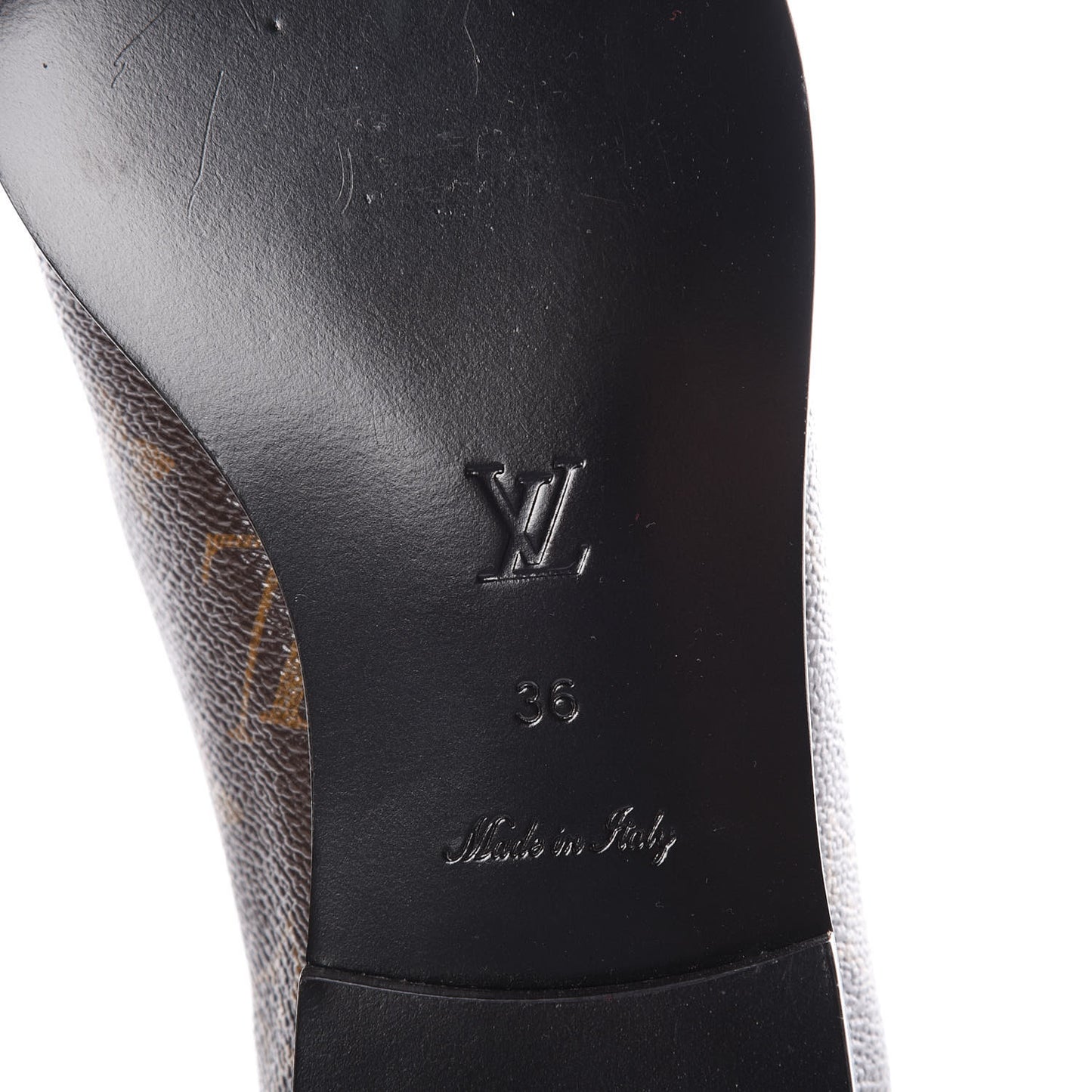 Monogram Society Loafers 36