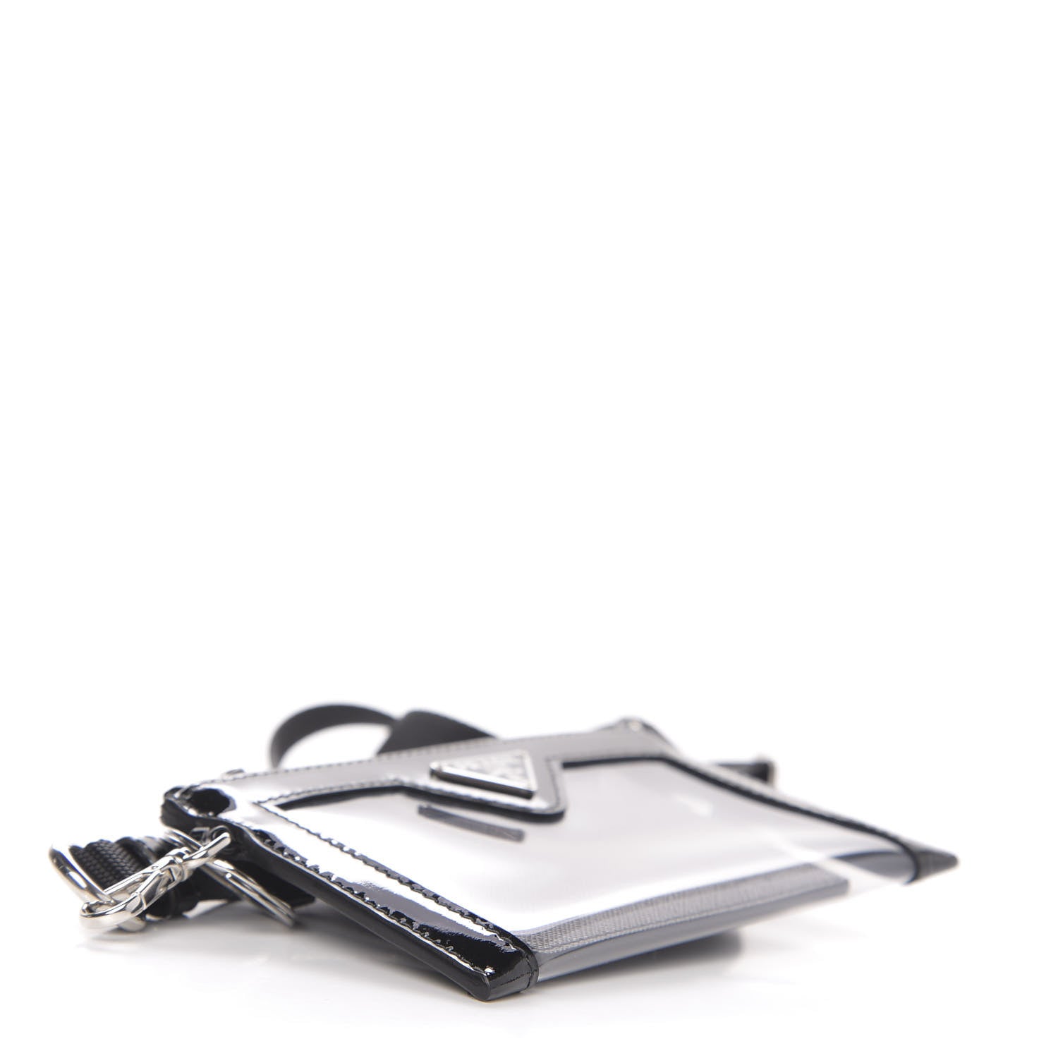 Prada Vernice Plexiglass Card Holder Black 4 of 10