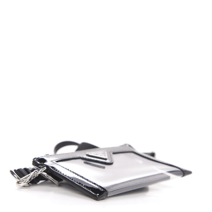 Prada Vernice Plexiglass Card Holder Black 4 of 10
