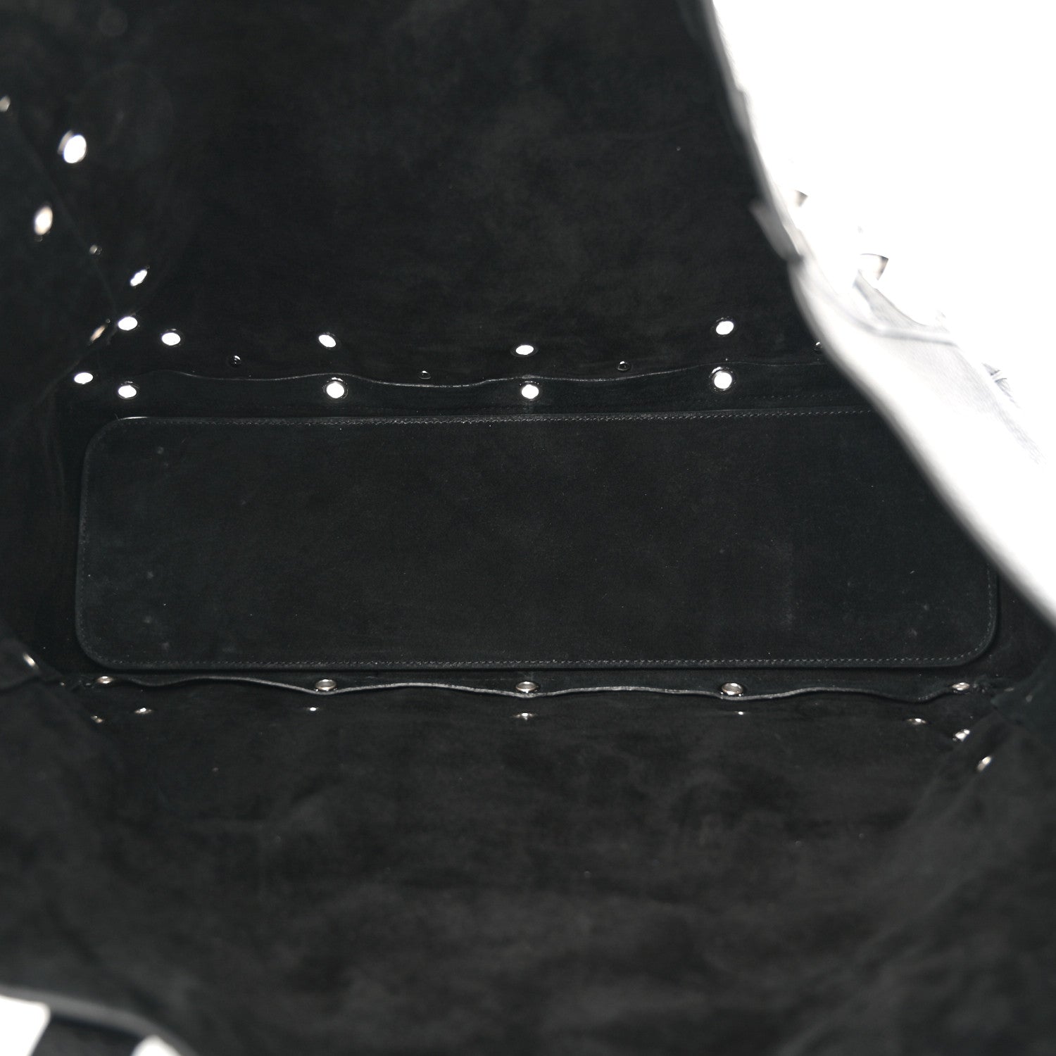 Valentino Garavani Grainy Calfskin Studded Medium Nellcote Shopping Tote Black 6 of 11