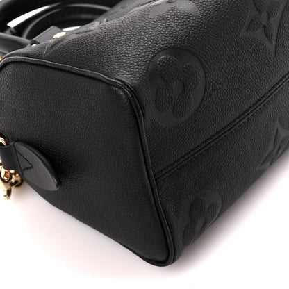 Louis Vuitton Empreinte Monogram Giant Speedy Bandouliere 20 Black 8 of 9