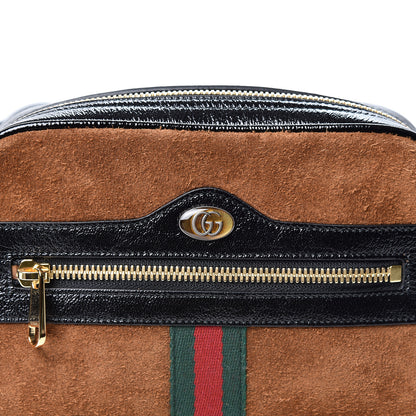 Gucci Suede Small Ophidia Belt Bag 95 38 Brown 7 of 10