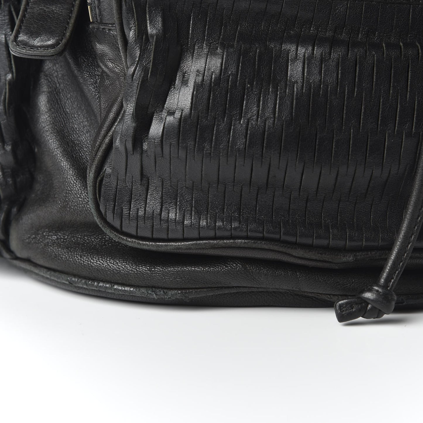 Lambskin Backpack Bag Black