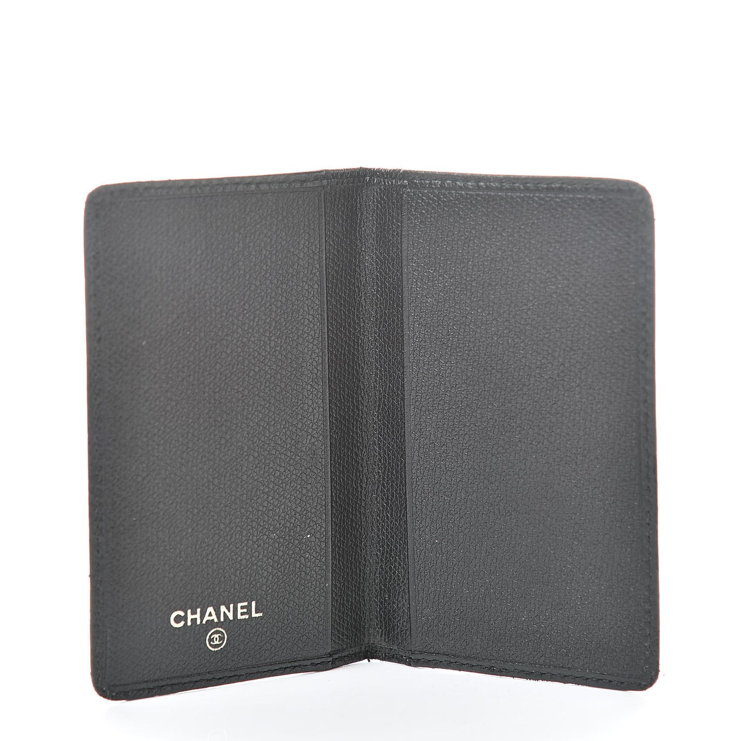 Calfskin Card Holder Wallet Black