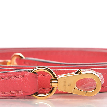 Hermes Chevre Mysore Mini Kelly Sellier 20 Rose Lipstick 29 of 29