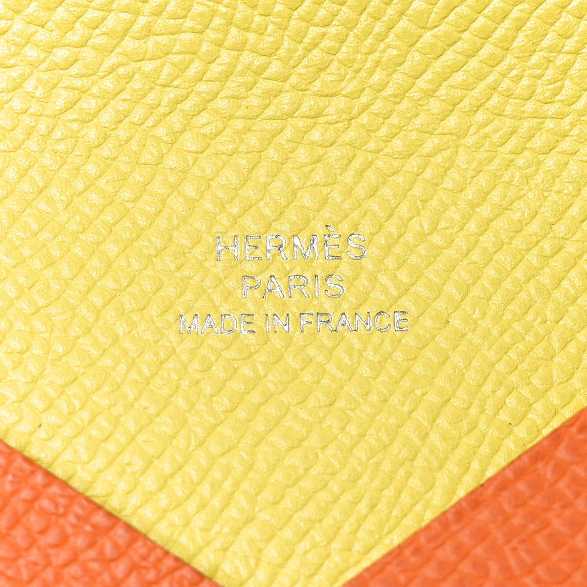 Epsom Verso Calvi Duo Card Case Orange Lime