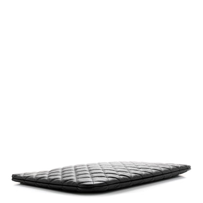 Chanel Caviar Quilted Large Cosmetic Case Black 4 of 7