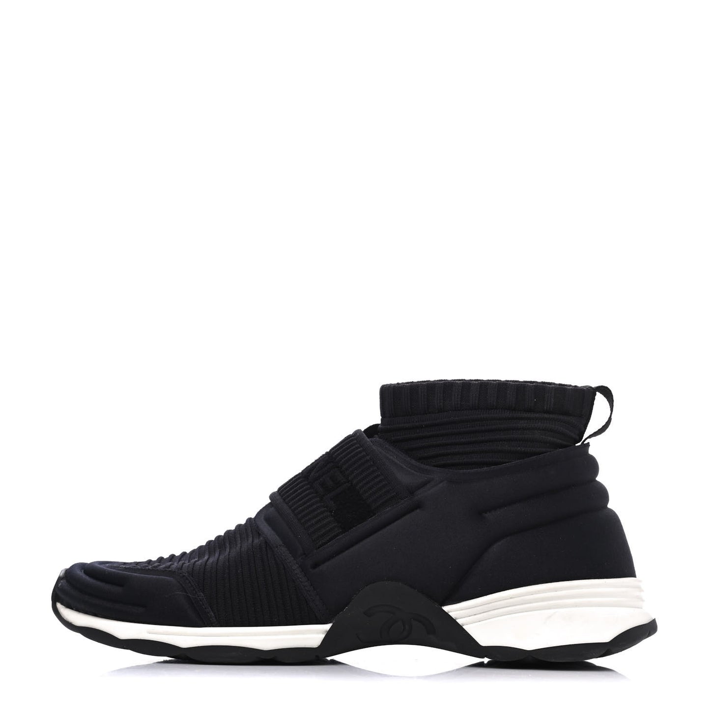 Stretch Fabric CC Sneakers 39 Black