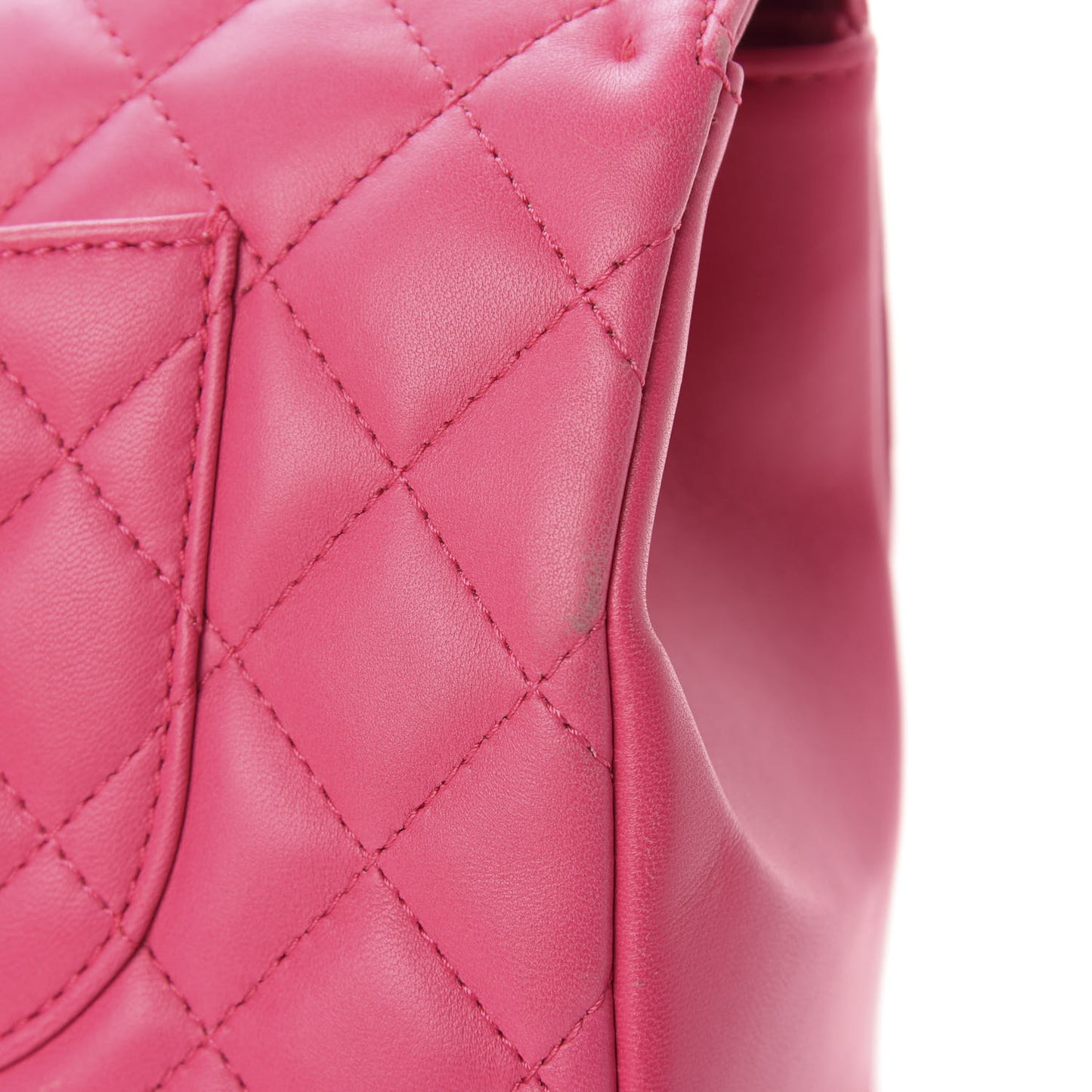 Lambskin Quilted Medium Mademoiselle Chic Flap Pink