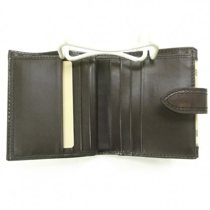 Burberry Haymarket Check Compact Zip Wallet Chocolate 6 of 9