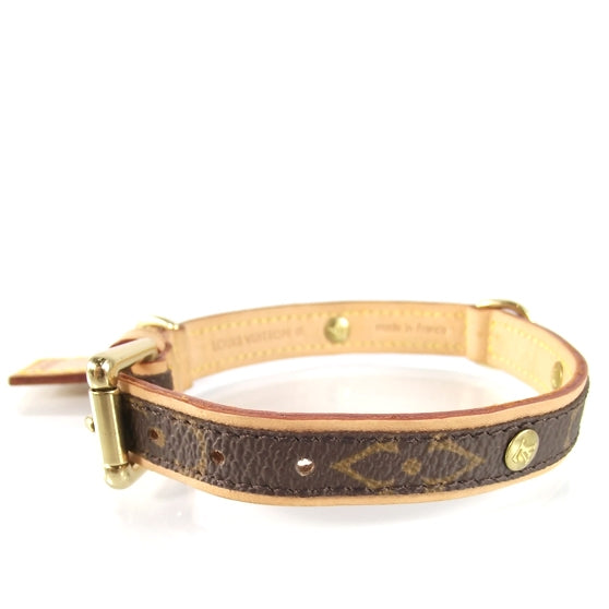 Monogram Baxter Dog Collar MM