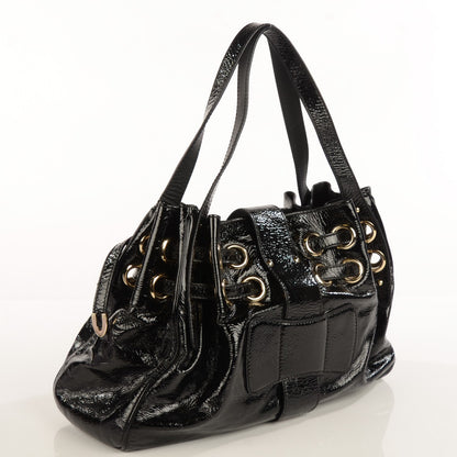 Jimmy Choo Crushed Patent Ramona Black 3 of 6