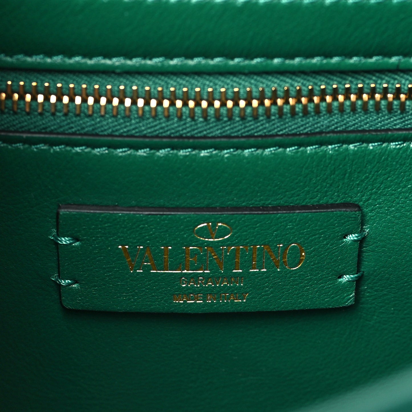 Nappa Large Roman Stud Shoulder Bag Jungle