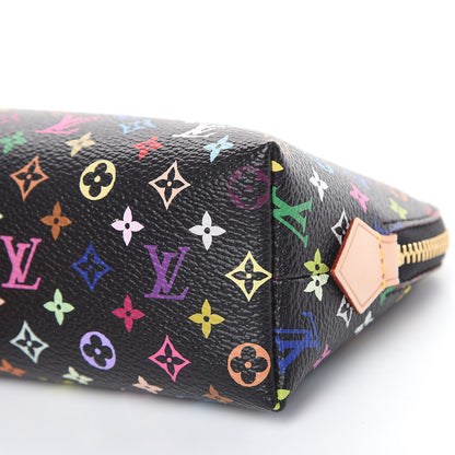 Louis Vuitton Monogram Multicolor Cosmetic Pouch Black Grenade 8 of 9